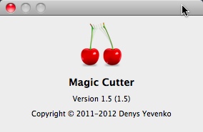 Magic Cutter 1.5 : About Window