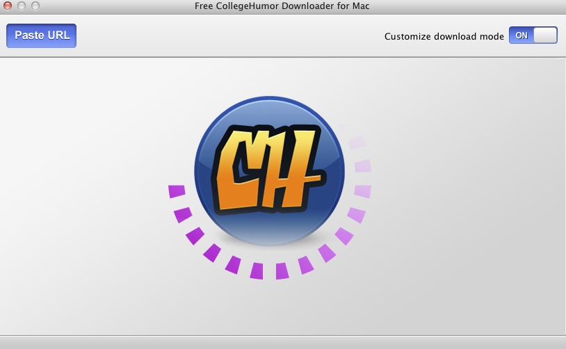 Free CollegeHumor Downloader for Mac 1.2 : Main window