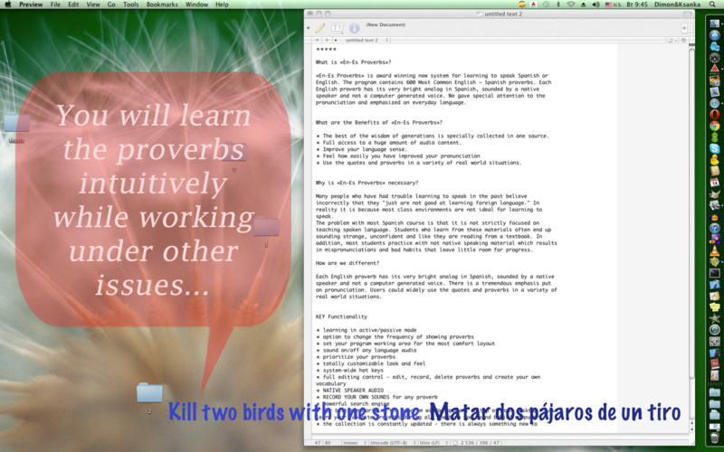 En-Es Proverbs 1.0 : En-Es Proverbs screenshot