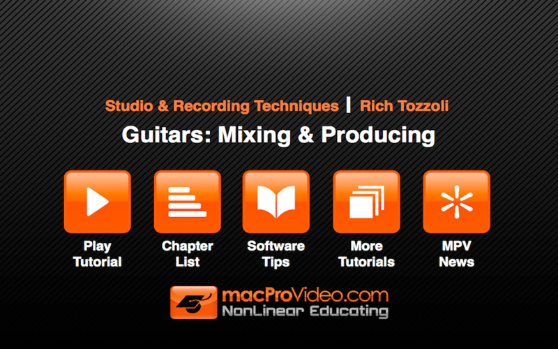Guitars: Mixing & Producing 1.0 : Main window