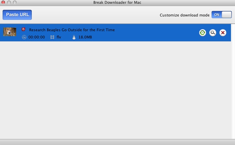 Free Break Downloader Mac 1.2 : Video downloaded