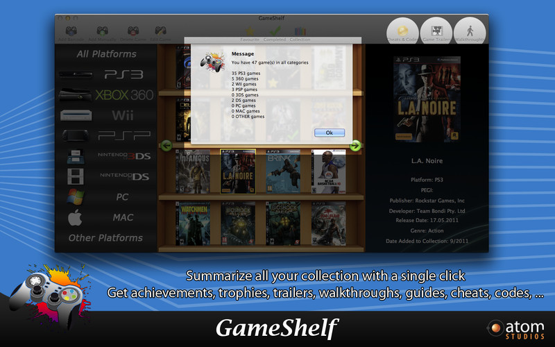 GameShelf 1.0 : GameShelf screenshot