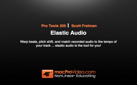 Course For Pro Tools Elastic Audio screenshot