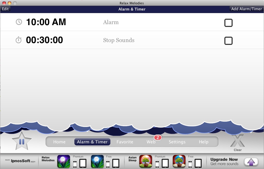 Relax Melodies : Alarm and timer