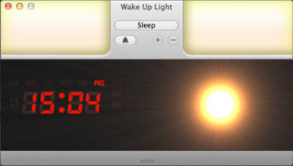 Wake Up Light - Alarm Clock : Main Window