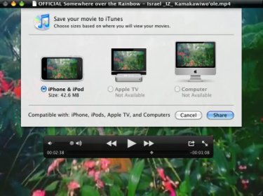Export to iTunes Feature