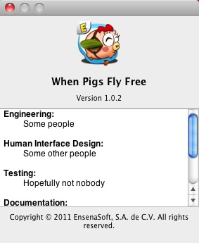When Pigs Fly Free 1.0 : About
