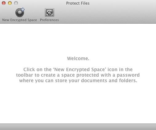 Protect Files 2.1 : Main window