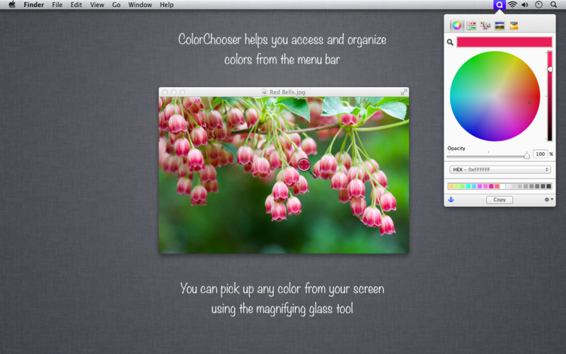 ColorChooser 1.0 : Main window