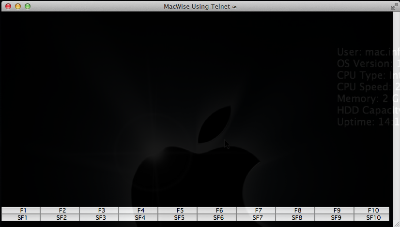 MacWise 12.5 : Main Window