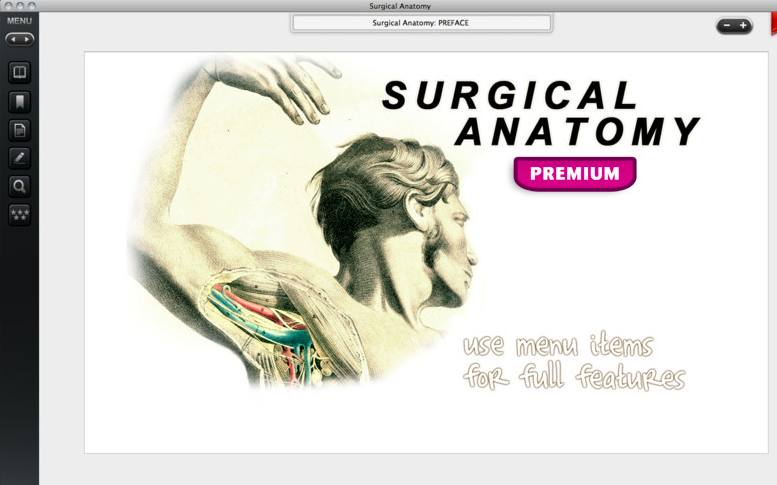 Surgical Anatomy - Premium Edition 1.0 : Main window