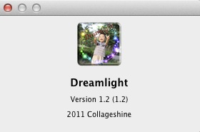 Dreamlight 1.2 : About window