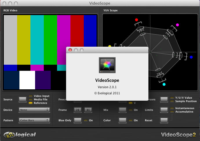 VideoScope 2.0 : Main Window