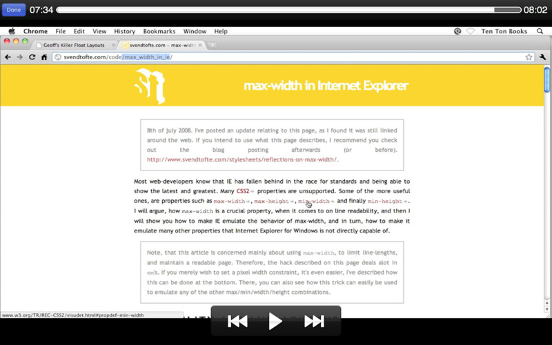 Web Design 205: Designing CSS Floating Layouts : Web Design 205: Designing CSS Floating Layouts screenshot