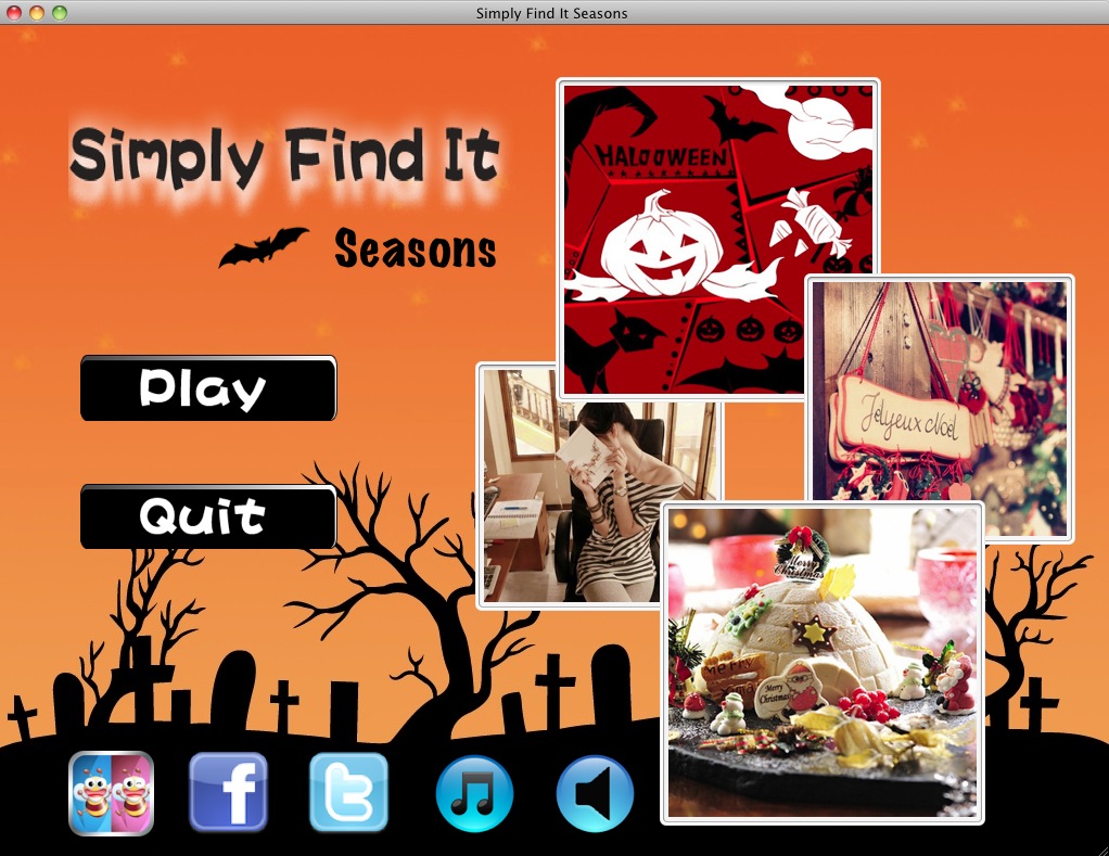 Simply Find It Seasons 1.0 : Main menu