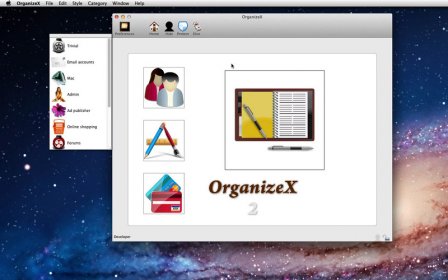 OrganizeX screenshot