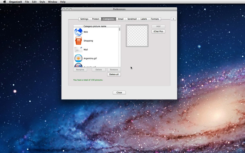 OrganizeX 2.3 : OrganizeX screenshot