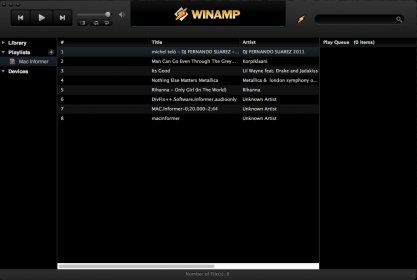 winamp for mac 10.6