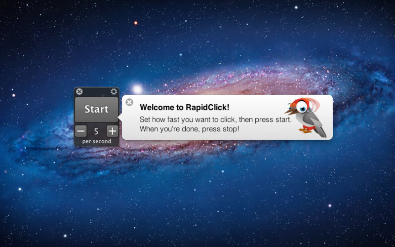 RapidClick 1.3 : RapidClick screenshot