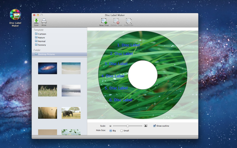 Disc Label Maker 2.0 : Disc Label Maker screenshot
