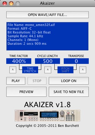 Akaizer 1.8 : Main Screen