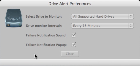 Drive Alert 1.0 : Preferences