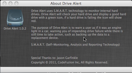 Drive Alert 1.0 : About