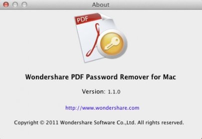 wondershare pdf password remover for mac