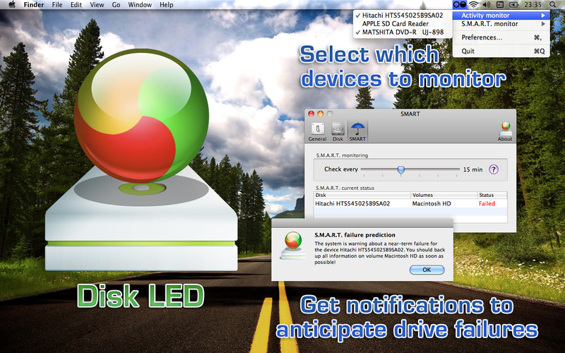 Disk LED 2.1 : Disk LED screenshot