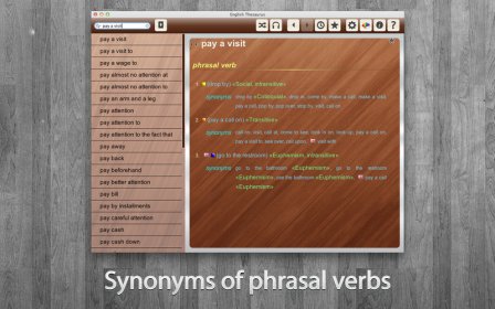 English Thesaurus screenshot