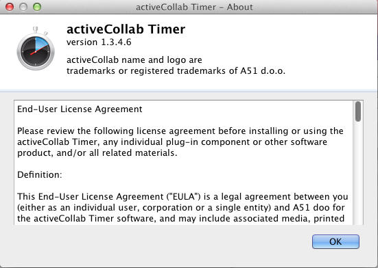 activeCollabTimer 1.3 : About Window