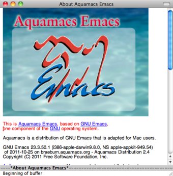 mac emacs vs aquamacs