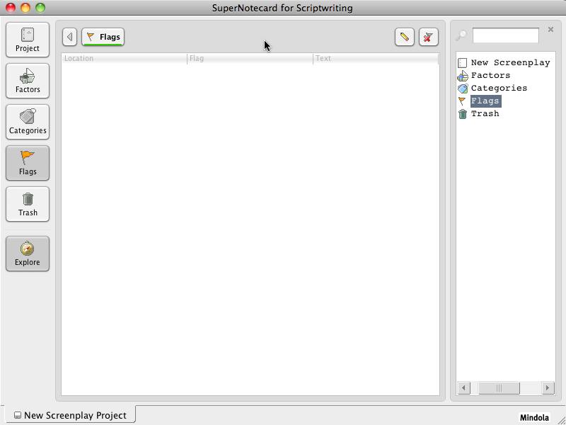 SuperNotecard for Scriptwriting 2.3 : Main window