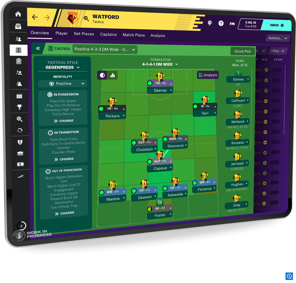 Football Manager 2012 1.0 : Tactical presets for success