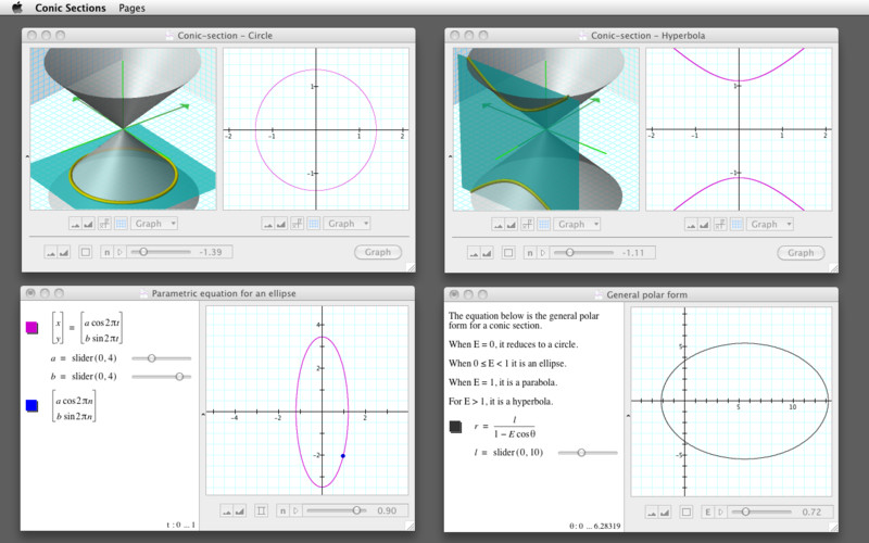 Conic Sections 1.0 : Conic Sections screenshot
