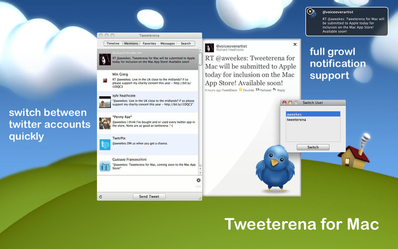 Tweeterena for Twitter 1.0 : Tweeterena for Twitter screenshot