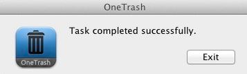 OneTrash 1.4 : Task completed