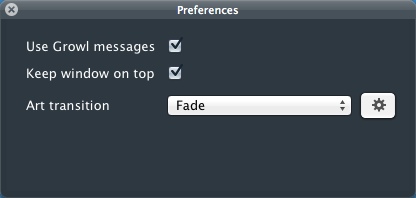 iTunar Desktop 1.1 : Program Preferences