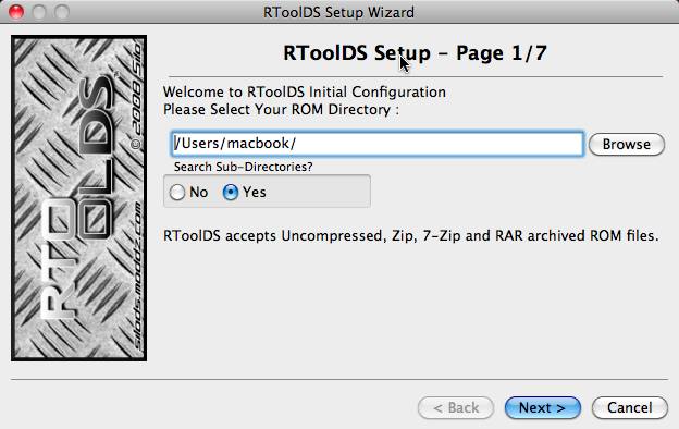 RToolDS 0.3 : Main Window