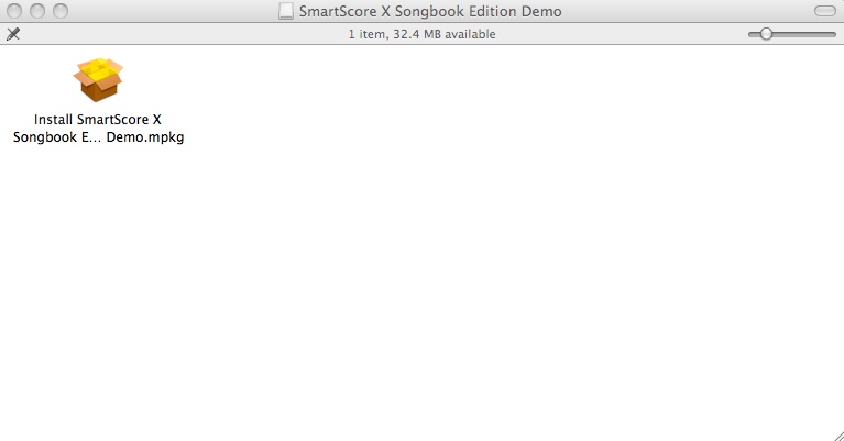 SmartScore X Songbook Edition Demo 10.3 : Main window