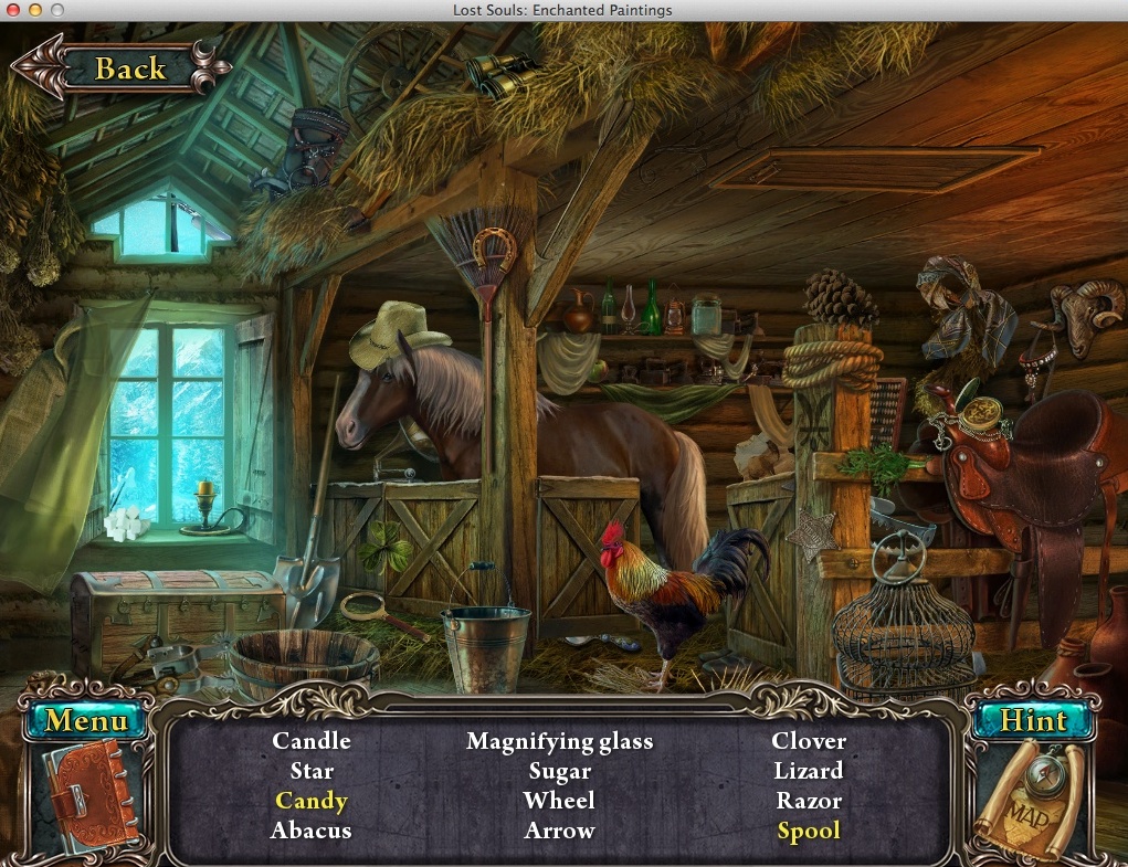 Lost Souls: Enchanted Paintings 1.1 : Completing Hidden Object Mini-Game