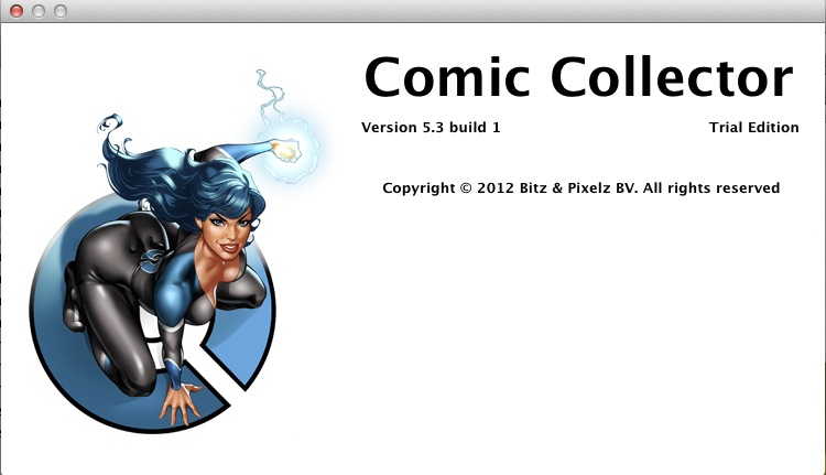 Comic Collector 5.3 : About window