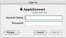 AppleConnect 2.3 : Main window