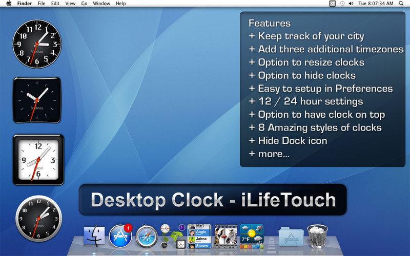Desktop Clock 1.7 : Desktop Clock screenshot