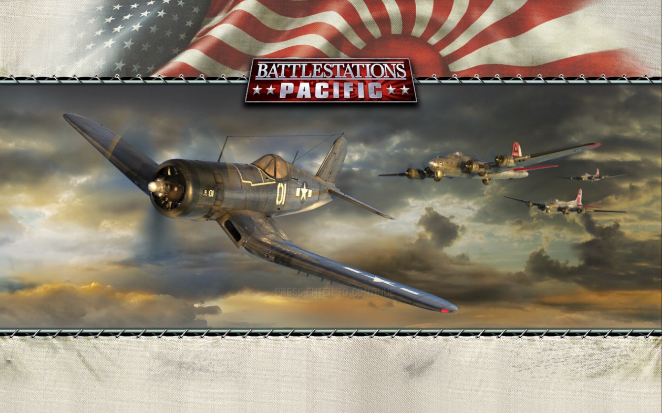Battlestations: Pacific 1.0 : Main title screen