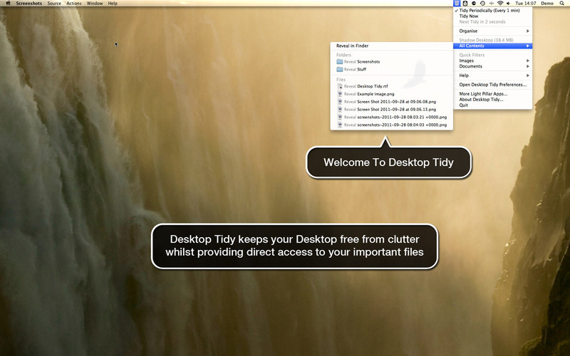 Desktop Tidy 1.0 : Desktop Tidy screenshot