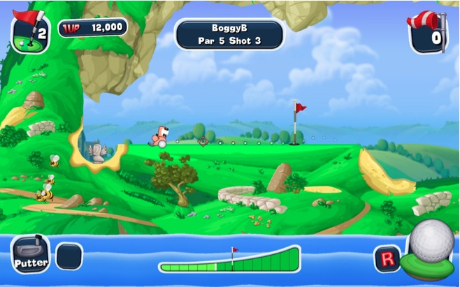 Worms Crazy Golf 1.0 : General view