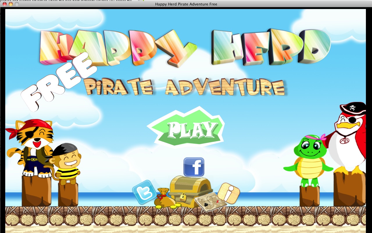 Happy Herd: Pirate Adventure Free 1.0 : Main menu