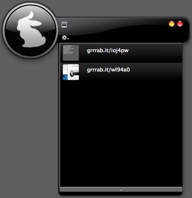 Grrrabit 1.0 : Screenshot History