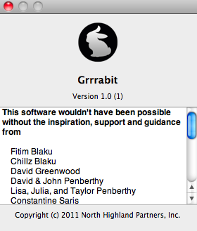 Grrrabit 1.0 : Program version